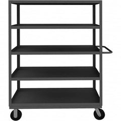 Durham - 3,000 Lb Capacity, 30-1/4" Wide x 66-1/4" Long x 68" High Heavy Duty Service Cart - Eagle Tool & Supply