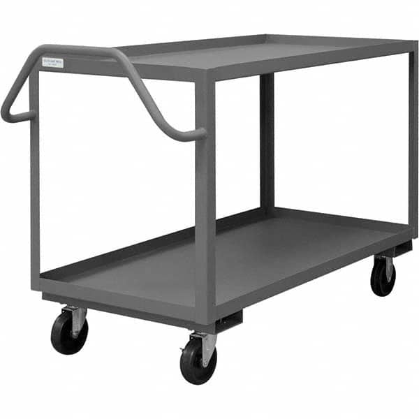 Durham - 1,400 Lb Capacity, 24-1/4" Wide x 54" Long x 37" High Service Cart - Eagle Tool & Supply