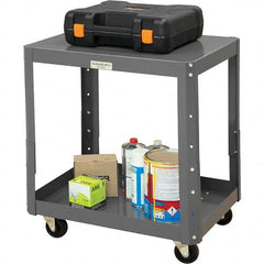 Durham - Stationary Work Benches, Tables Type: Machine Work Table Top Material: 16 Gauge Steel - Eagle Tool & Supply