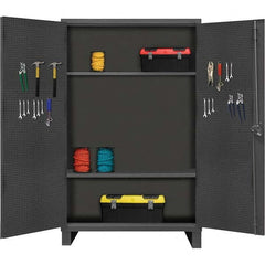 Durham - 2 Shelf Pegboard Storage Cabinet - Eagle Tool & Supply