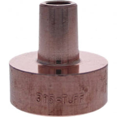 Tuffaloy - Spot Welder Tips For Use With: 5RW Electrode Holder Type: Backup Electrode Round Face - Eagle Tool & Supply