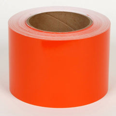 Cobra Systems - Labels, Ribbons & Tapes; Type: Vinyl Tape ; Color: Orange ; For Use With: VNM8 ; Width (Inch): 5 ; Length (Feet): 150 ; Material: Vinyl - Exact Industrial Supply