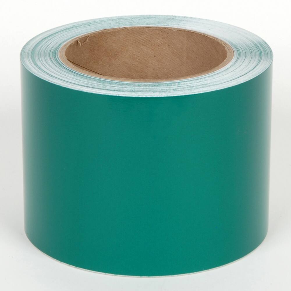 Cobra Systems - Labels, Ribbons & Tapes; Type: Vinyl Tape ; Color: Green ; For Use With: VNM8 ; Width (Inch): 4 ; Length (Feet): 75 ; Material: Vinyl - Exact Industrial Supply