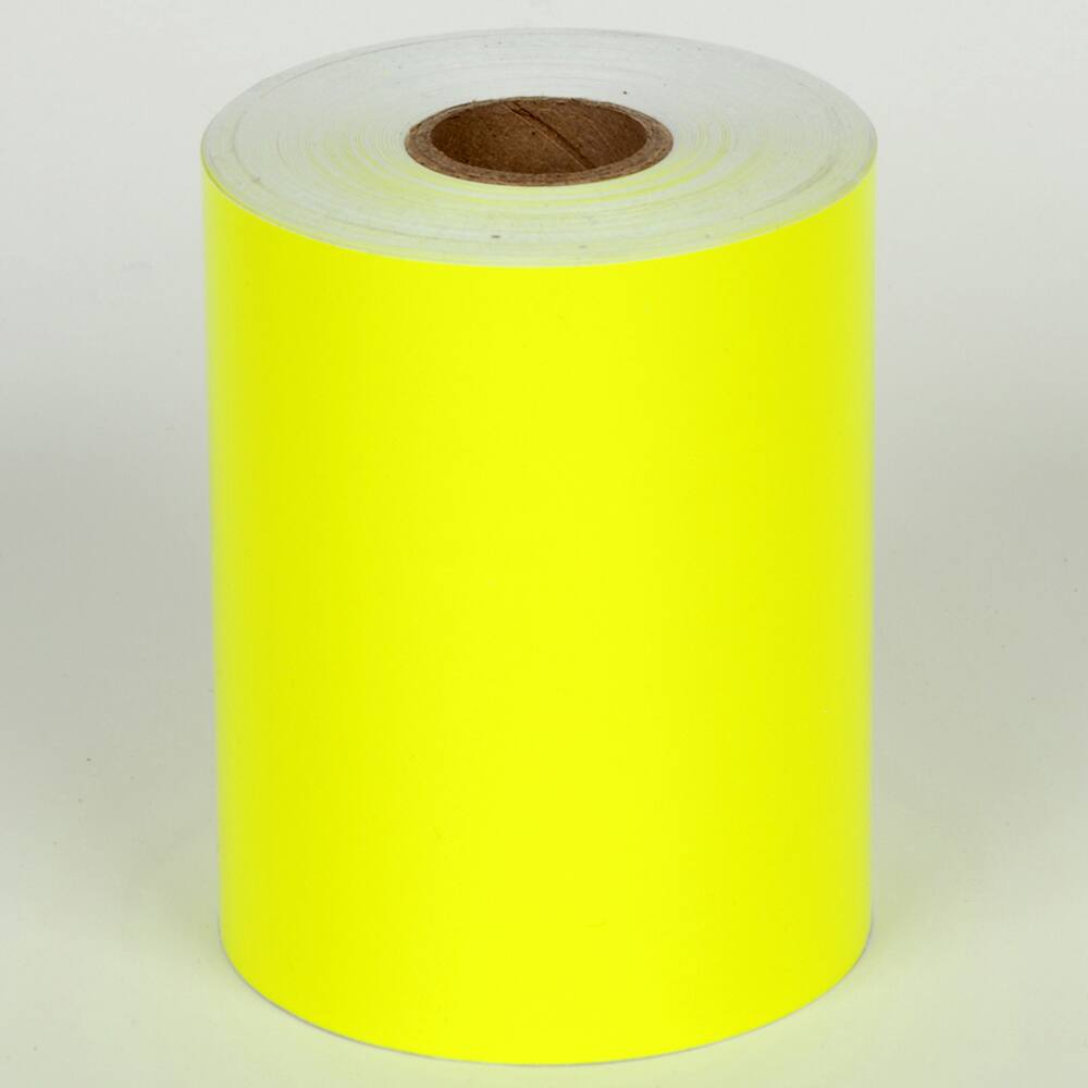 Cobra Systems - Labels, Ribbons & Tapes; Type: Vinyl Tape ; Color: Yellow ; For Use With: VNM8 ; Width (Inch): 4 ; Length (Feet): 75 ; Material: Vinyl - Exact Industrial Supply