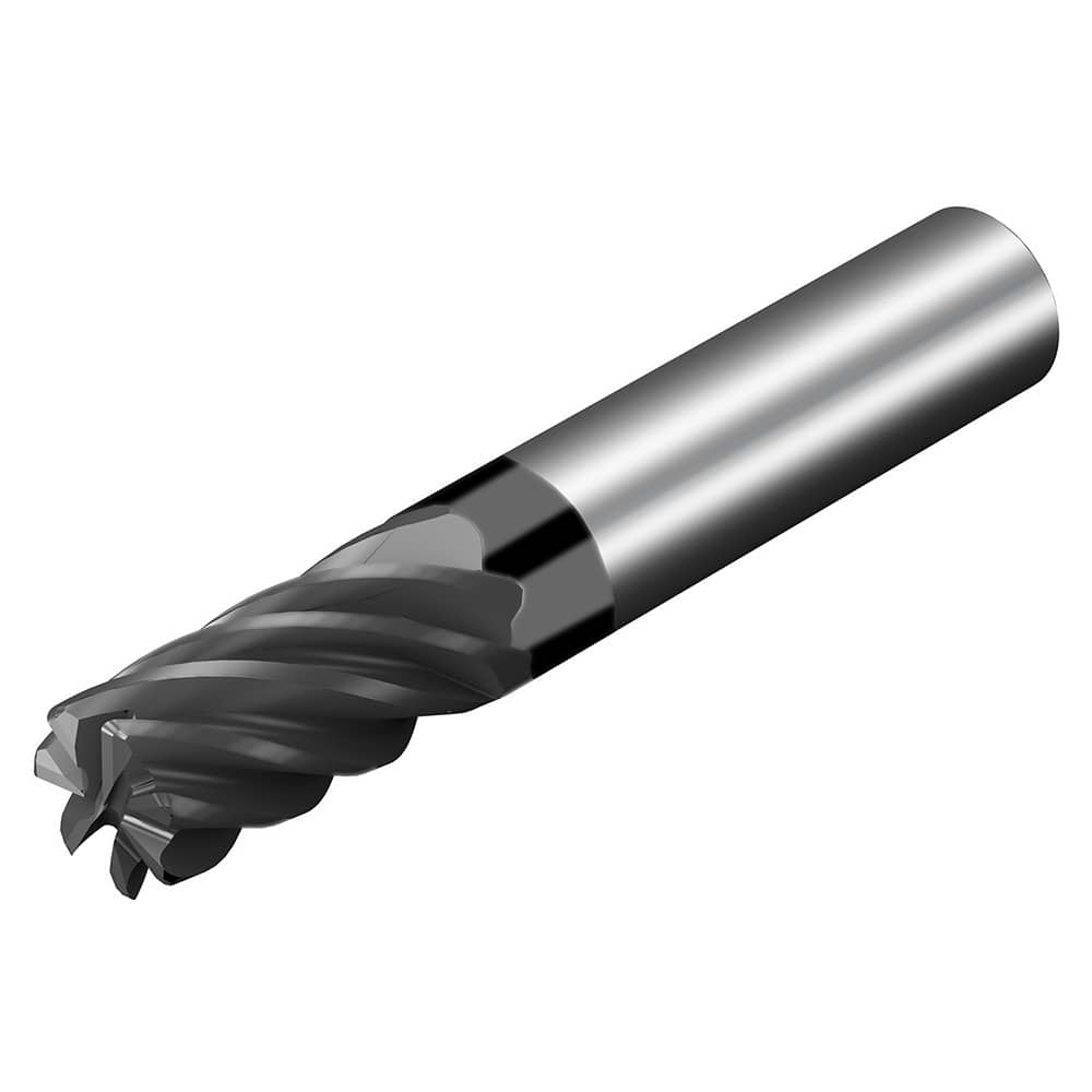 Sandvik Coromant - 3/8" Diam 1" LOC 3/8" Shank Diam 2-1/2" OAL 7-Flute Solid Carbide Square End Mill - Exact Industrial Supply