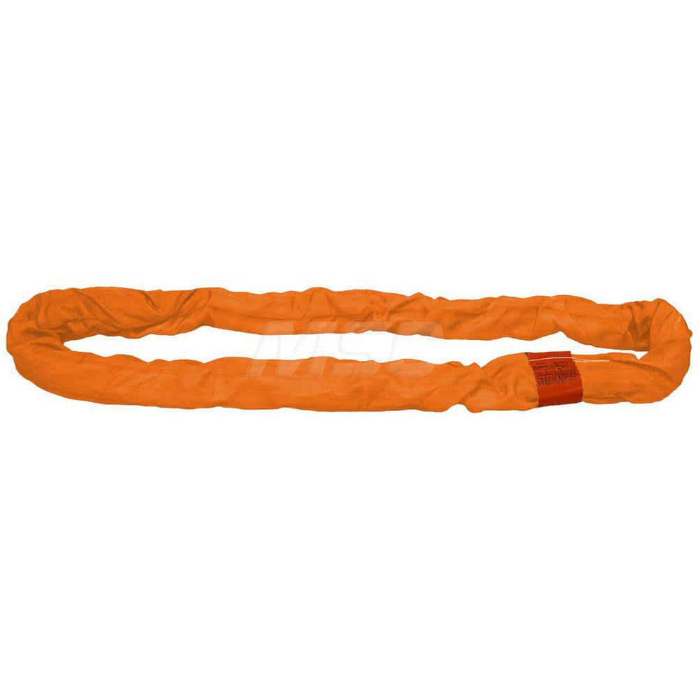 Sling: 1.75″ Wide, 15' Long, 15,000 lb Vertical, 12,000 lb Choker, 30,000 lb Basket, Dyneema & Nylon Orange