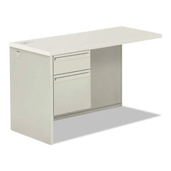 Hon - 2 Drawer Light Gray High-Pressure Laminate & Steel Pedestal File Cabinet - Exact Industrial Supply