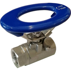 Standard Manual Ball Valve: 1″ Pipe, Full Port, Stainless Steel 2-Way Flow & In-Line, Female NPT, 1,000 psi WOG