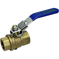 Midwest Control - Ball Valves; Type: Safety Exhaust ; Pipe Size (Inch): 1-1/2 ; Material: Brass ; Style: In-Line - Exact Industrial Supply
