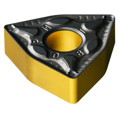 WNMG332-PM 4415 Carbide Turning Insert Al2O3/TiN/TiCN Finish, Neutral, 3/8″ Inscribed Circle, 0.0313″ Corner Radius, 3/16″ Thick, 80° Trigon