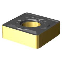 CNMG432-SM S205 Carbide Turning Insert Al2O3/TiN/TiCN Finish, Neutral, 1/2″ Inscribed Circle, 0.0313″ Corner Radius, 3/16″ Thick, 80° Triangle
