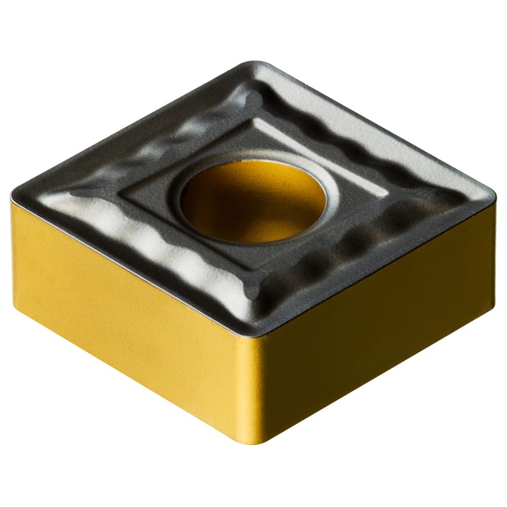 SNMG542-QM 4425 Carbide Turning Insert Al2O3/TiN/TiCN Finish, Neutral, 5/8″ Inscribed Circle, 0.0313″ Corner Radius, 1/4″ Thick, Round