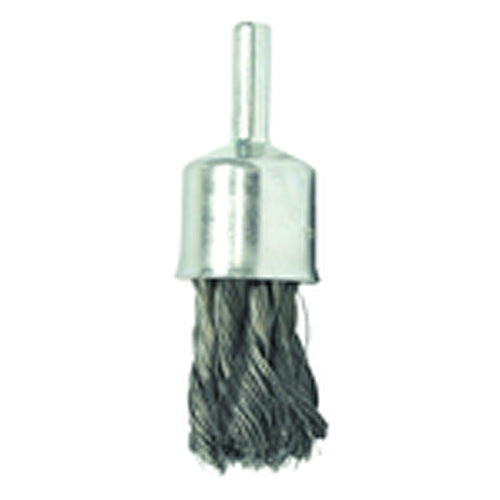1/2″ Diameter - Knot Type Steel Wire End Brush - Eagle Tool & Supply