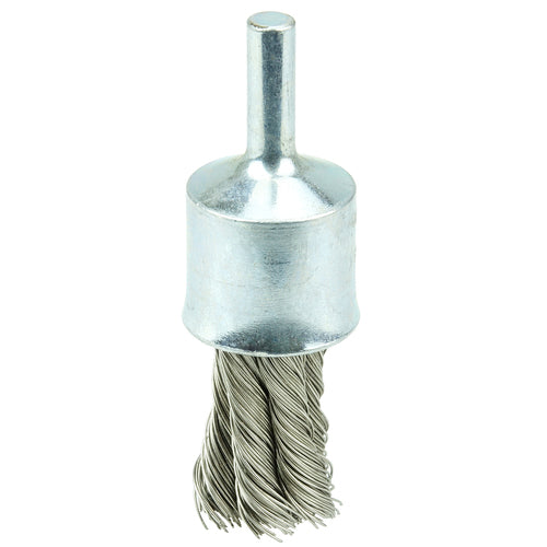 1/2″ Diameter - Knot Type Stainless End Brush - Eagle Tool & Supply