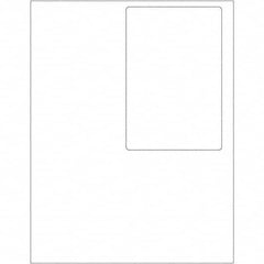 Tape Logic - Pack of (100) 4" x 6" White Paper Laser Labels - Eagle Tool & Supply