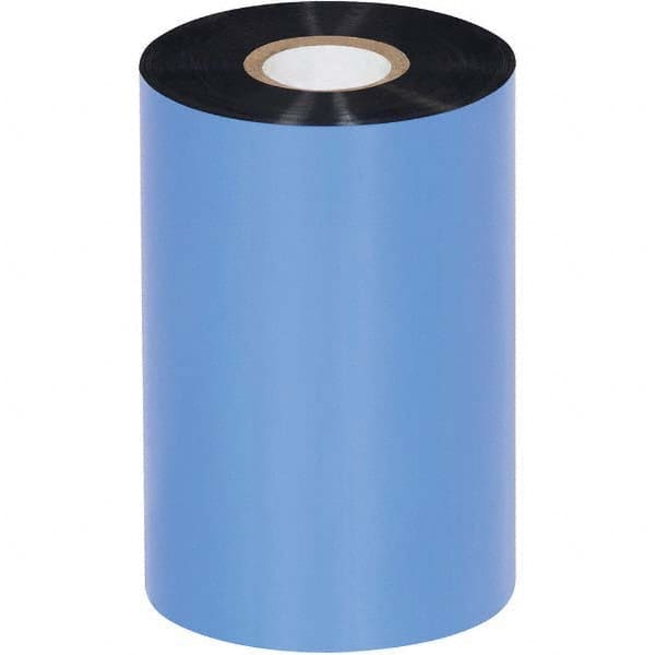 Value Collection - 4.33" x 1476' Black Wax/Resin Thermal Transfer Ribbon - Eagle Tool & Supply