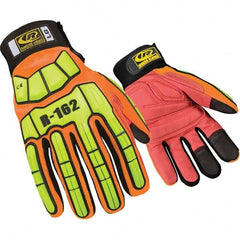 Ringers Gloves - Size 3XL (13) Spandex High Visibility Work Gloves - Eagle Tool & Supply