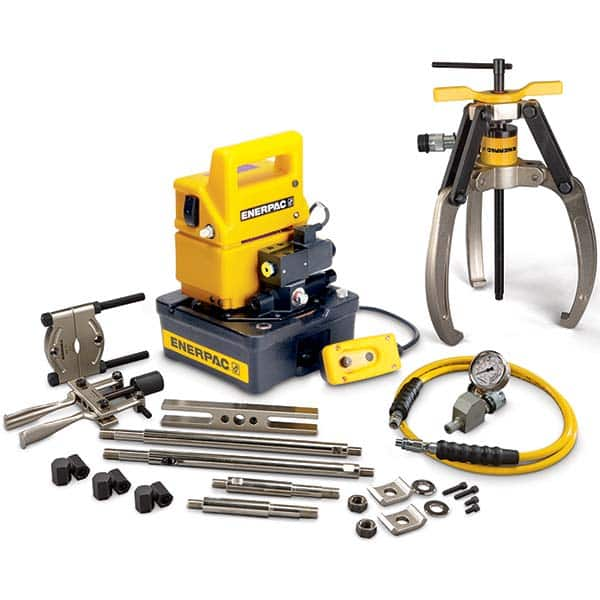 Enerpac - Puller & Separator Sets Type: Hydraulic Puller Set Maximum Spread (Inch): 4.921875 - Eagle Tool & Supply