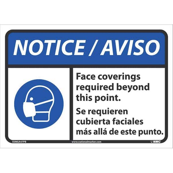 NMC - Safety Signs Message Type: COVID-19 Message or Graphic: Message & Graphic - Eagle Tool & Supply