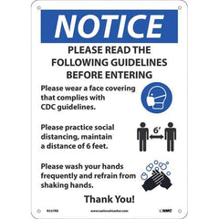 NMC - Safety Signs Message Type: COVID-19 Message or Graphic: Message & Graphic - Eagle Tool & Supply