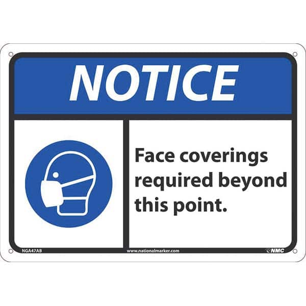 NMC - Safety Signs Message Type: COVID-19 Message or Graphic: Message & Graphic - Eagle Tool & Supply