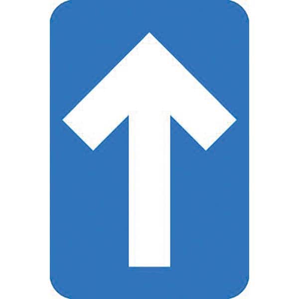 NMC - Adhesive Backed Floor Signs Message Type: COVID-19 Graphic Type: Arrow - Eagle Tool & Supply