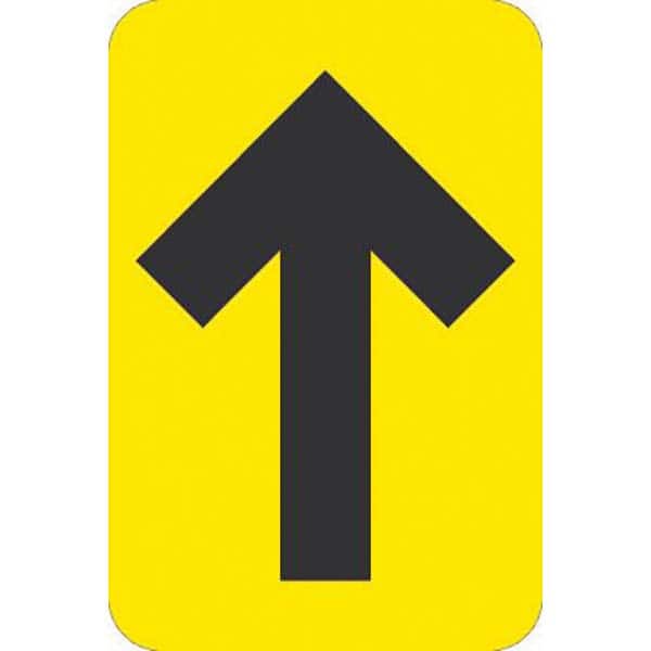 NMC - Adhesive Backed Floor Signs Message Type: COVID-19 Graphic Type: Arrow - Eagle Tool & Supply