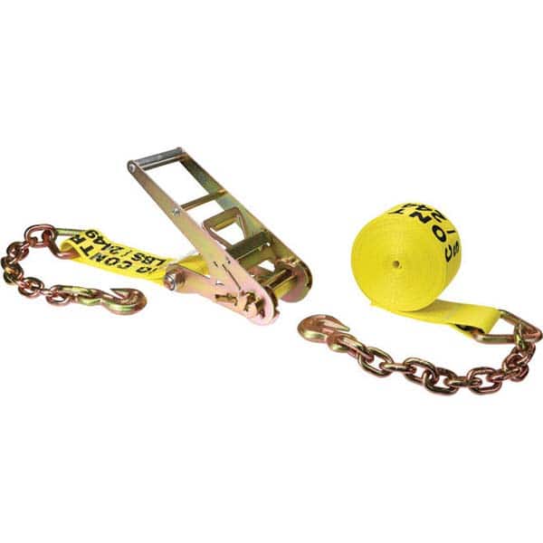 US Cargo Control - Slings & Tiedowns (Load-Rated) Type: Ratchet Tie Down Width (Inch): 3 - Eagle Tool & Supply