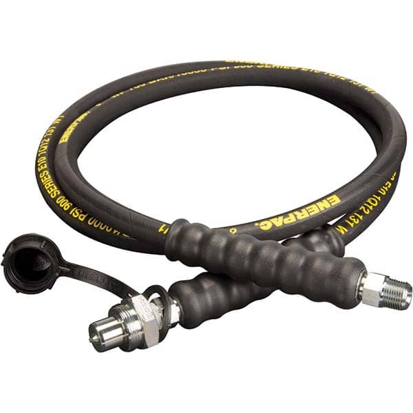 Enerpac - Hydraulic Pump Hose Inside Diameter (Inch): 0.375 Hose Length (Feet): 6.00 - Eagle Tool & Supply