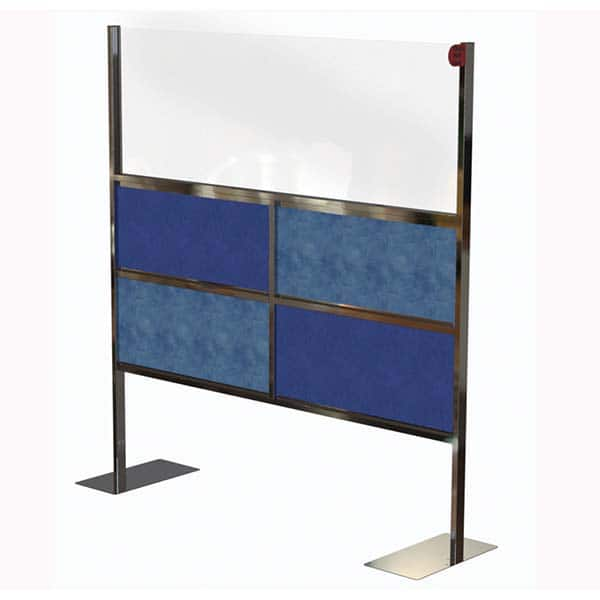 Lakeside - 75" x 72" Partition & Panel System-Social Distancing Barrier - Eagle Tool & Supply