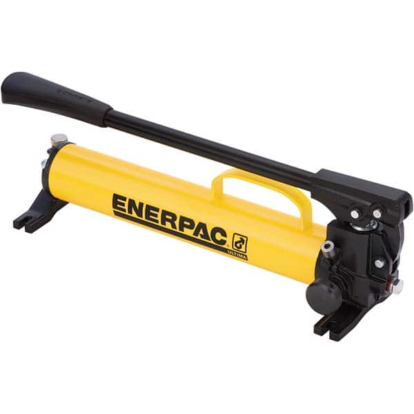 Enerpac - Manual Hydraulic Pumps Number of Stages: 2.000 Oil Volume Per Stroke (Cu. In.): 1.00 - Eagle Tool & Supply