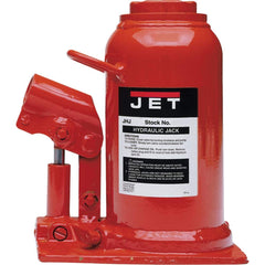 Jet - Manual Bottle, Screw, Ratchet & Hydraulic Jacks Type: Hydraulic Jack Load Capacity (Ton): 12-1/2 (Inch) - Eagle Tool & Supply