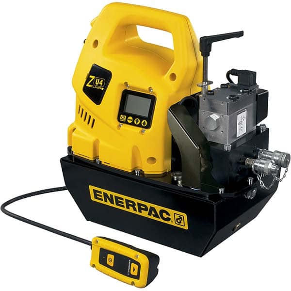 Enerpac - Power Hydraulic Pumps & Jacks Type: Electric Pressure Rating (psi): 10000 - Eagle Tool & Supply