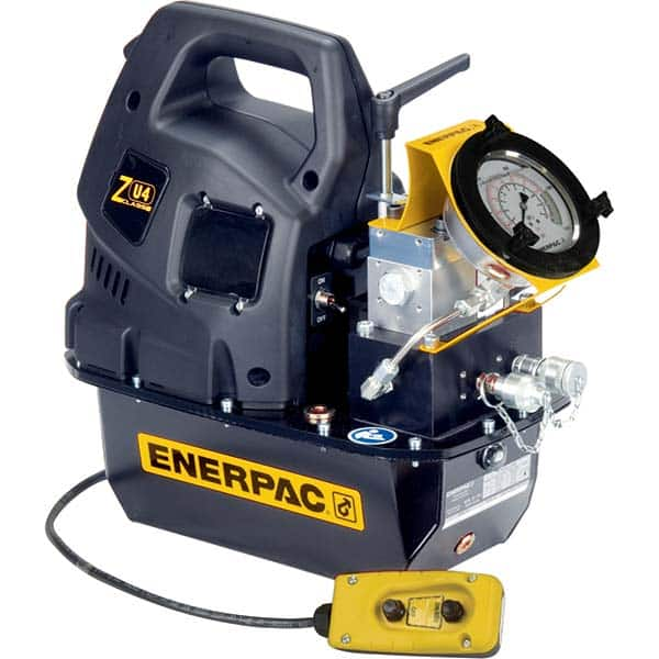 Enerpac - Power Hydraulic Pumps & Jacks Type: Electric Pressure Rating (psi): 10000 - Eagle Tool & Supply