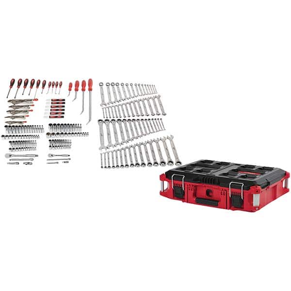 Milwaukee Tool - Combination Hand Tool Sets Tool Type: Mechanic's Tool Set Number of Pieces: 191.000 - Eagle Tool & Supply