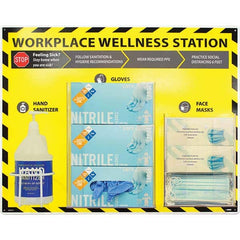 NMC - PPE Dispensers Type: Wellness Station Mount: Table/Wall - Eagle Tool & Supply
