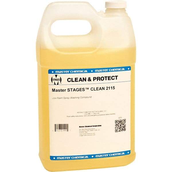 Master Fluid Solutions - 1 Gal Jug Cleaner - Low Foam, Series Clean 2115 - Eagle Tool & Supply