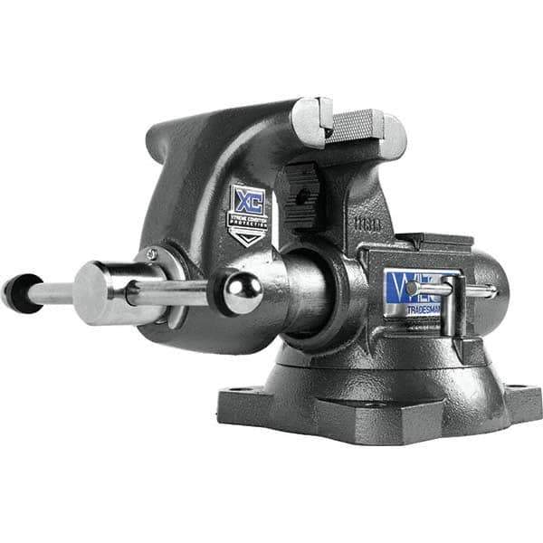 Wilton - Bench & Pipe Combination Vises Jaw Width (Inch): 5-1/2 Jaw Opening Capacity (Inch): 3-5/8 - Eagle Tool & Supply