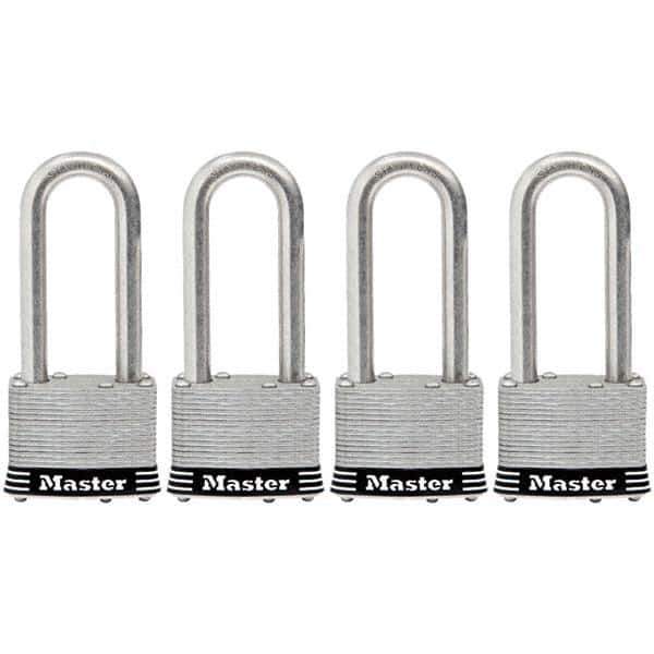 Master Lock - Padlocks Keyed: Alike Shackle Clearance: 2-1/2 (Inch) - Eagle Tool & Supply