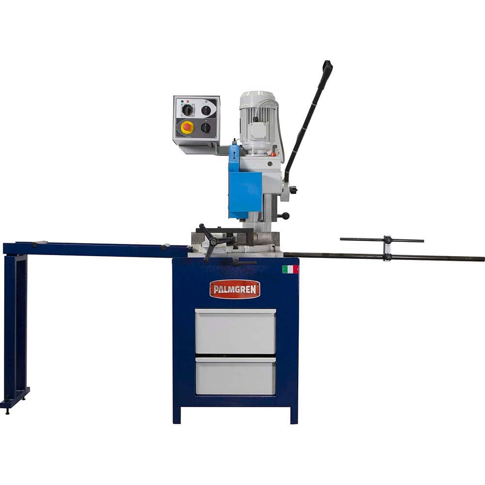 Palmgren - Cold Saws; Machine Style: Bench ; Blade Diameter (Inch): 14-1/2 ; Material Compatibility: Metal ; Number of Cutting Speeds: Variable ; Blade Speeds (RPM): 36 to 72 ; Minimum Speed (RPM): 36.00 - Exact Industrial Supply