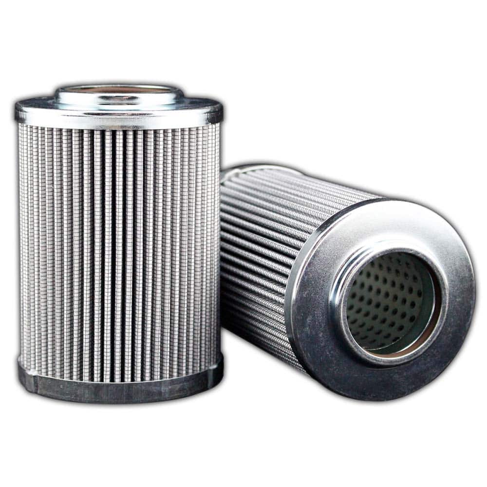 Replacement/Interchange Hydraulic Filter Element: Microglass, 10  µ
