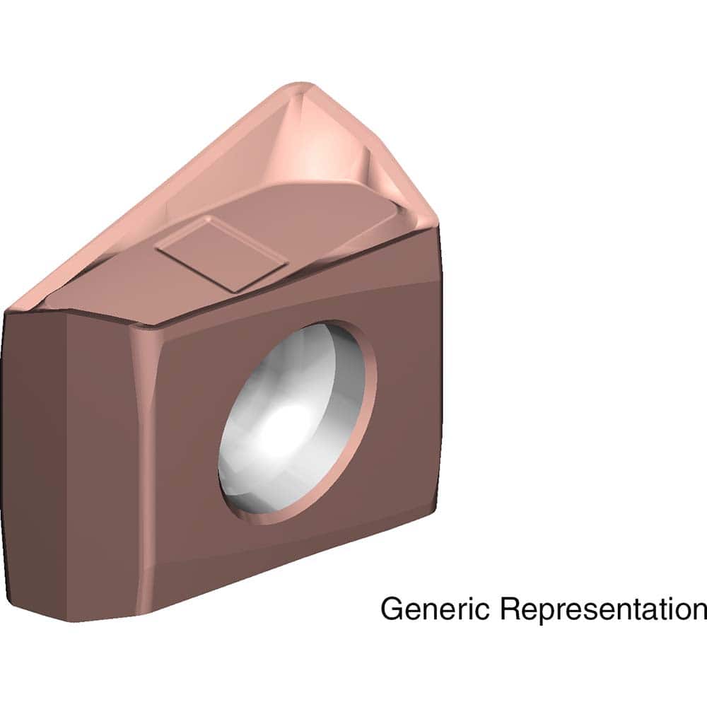 LNEX130604PNELL ACP200 Carbide Milling Insert TiAlN/AlCrN Finish, 10.8mm Thick x 13mm Wide