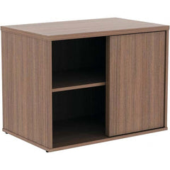 ALERA - 1 Shelf Sliding Door Storage Cabinet - Eagle Tool & Supply