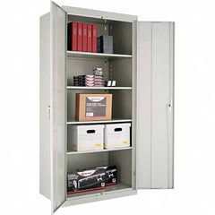ALERA - 4 Shelf Locking Storage Cabinet - Eagle Tool & Supply