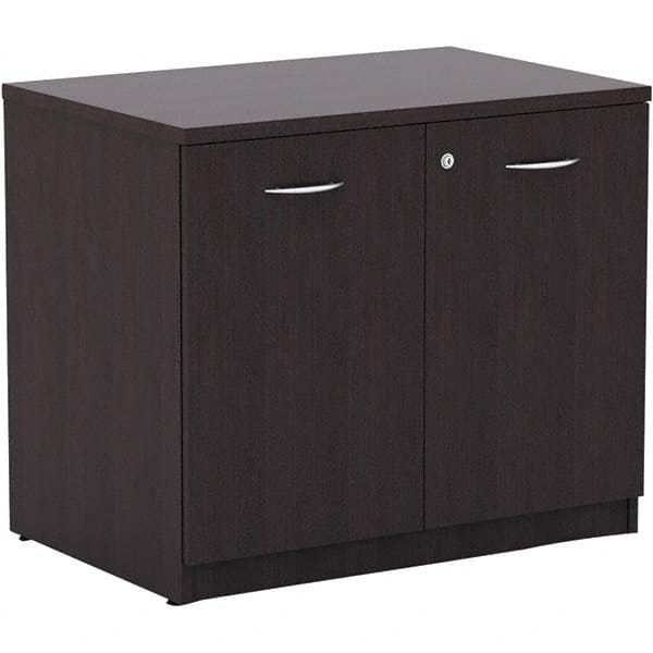 ALERA - 1 Shelf Sliding Door Storage Cabinet - Eagle Tool & Supply