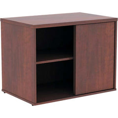 ALERA - 1 Shelf Sliding Door Storage Cabinet - Eagle Tool & Supply