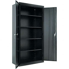 ALERA - 4 Shelf Locking Storage Cabinet - Eagle Tool & Supply