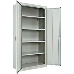 ALERA - 4 Shelf Locking Storage Cabinet - Eagle Tool & Supply