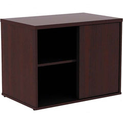 ALERA - 1 Shelf Sliding Door Storage Cabinet - Eagle Tool & Supply