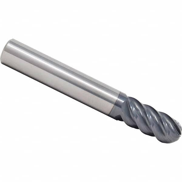 SGS - Ball End Mills Mill Diameter (Inch): 1/2 Mill Diameter (Decimal Inch): 0.5000 - Eagle Tool & Supply